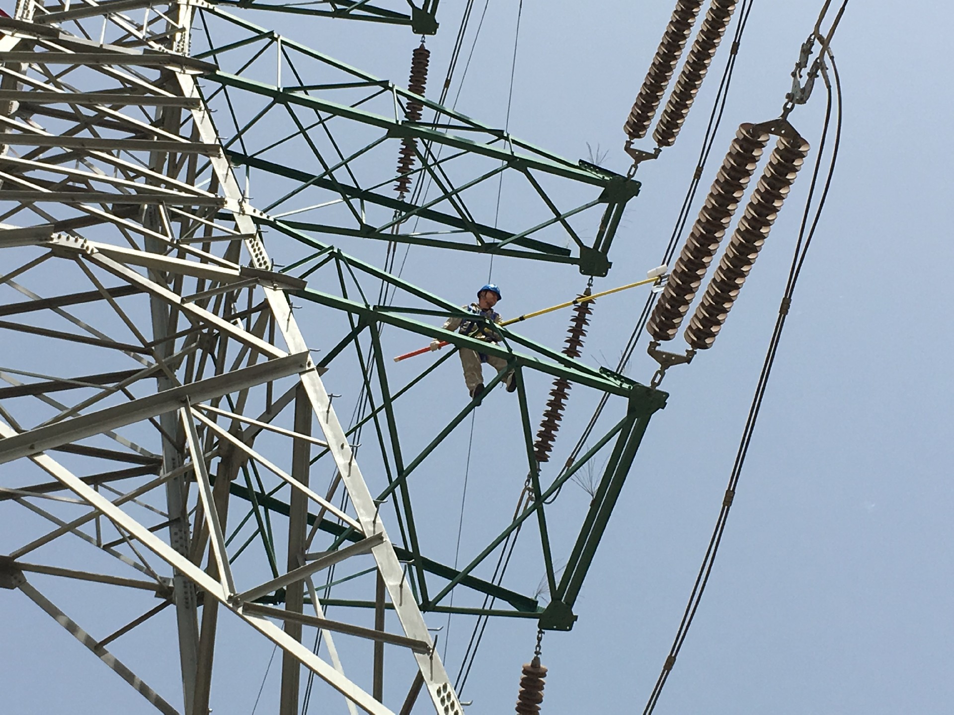 HC1絕緣子憎水性測試儀測量現場